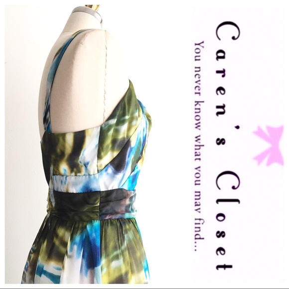 Wayne Cooper Silk Tie Dye Maxi Dress - Picture 4 of 5
